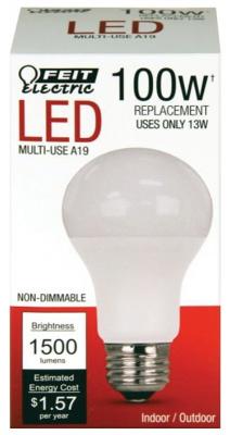 14W A19 LED 2700K Bulb