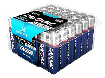 36pk AA Rayovac Battery HE