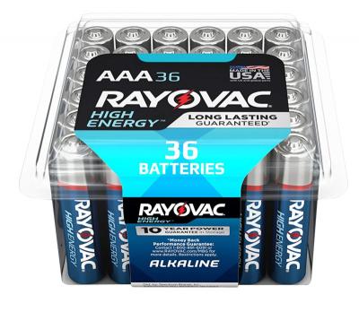 36pk AAA Rayovac Battery HE