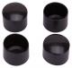 4pk 1" Black Plastic Leg Tip