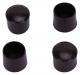 4pk 5/8 Black Plastic Leg Tip