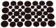 46pk Felt Pad Assorted