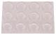 12pk 1/2 Clear Bumper