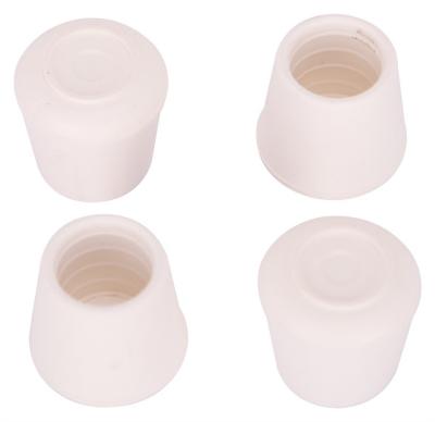 4pk 5/8 White Rubber Leg Tip