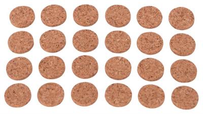 12pk 1/2 Cork Pad Stick On