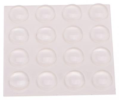 16pk 3/8 Clear Bumper Stick On