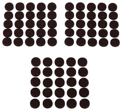 75pk 3/8 Brown Felt Pad