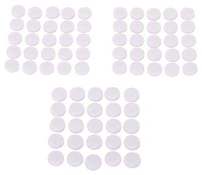 75pk 3/8 White Felt Pad