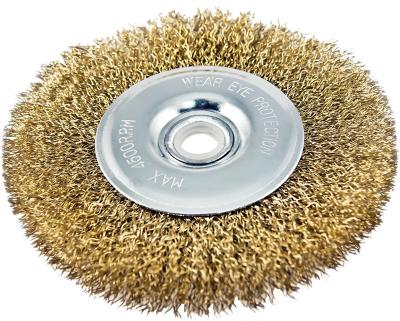 6" Brass Coarse Wire Wheel