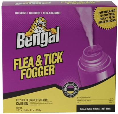 3pk Bengal Flea & Tick Fogger