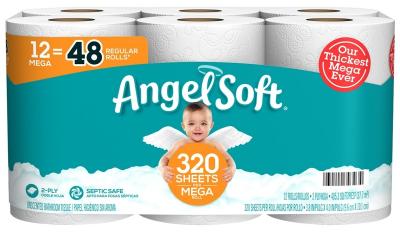 12pk Angel Soft Mega Roll