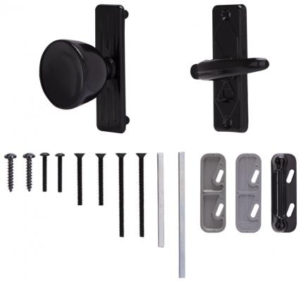 Knob Latch Storm Door Black