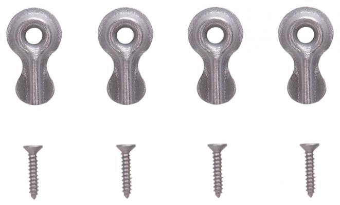 4pk Half Turn Button