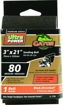 3x21 80G Z/O Sanding Belt