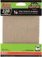 6pk 220G 1/4 Sheet A/O Sandpaper