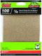 6pk 100G 1/4 Sheet A/O Sandpaper