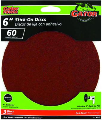 3pk 6" 60G PSA Sanding Disc