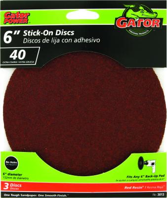 3pk 6" 40G PSA Sanding Disc