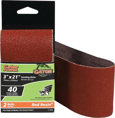 2pk 40G 3x21 A/O Sanding Belt