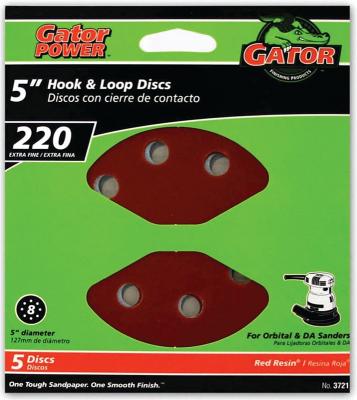 5pk 5" 220G 8-Hole H&L Disc