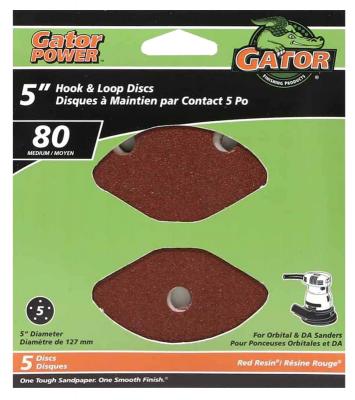5pk 5" 80G 5-Hole H&L Disc