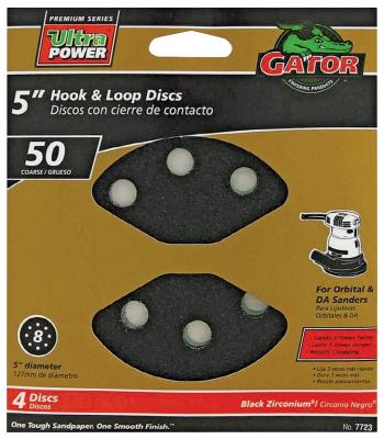 4pk 5" 50G 8-Hole H&L Disc