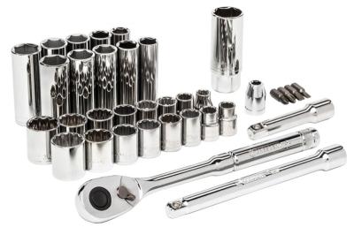 35pc Crescent Socket Set