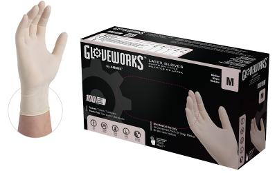 100pk M PF Latex Glove 5Mil