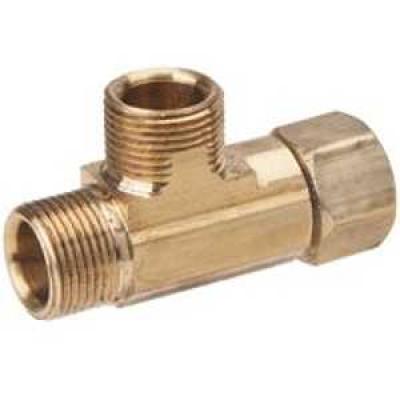 3/8x1/4 Extender Tee Angle Stop