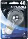 40W A15 Clear Appliance Bulb