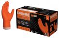100pk L Orange Nitrile Glove 8M