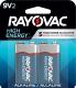 2pk 9V Rayovac HE Battery