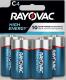 4pk C Rayovac HE Battery