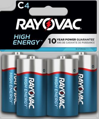 4pk C Rayovac HE Battery