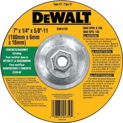 7x1/4x5/8-11 Masonry Wheel