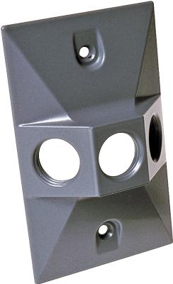 Lamp Cover Rectangular Gray