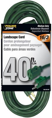40' 16/3 Green Ext Cord