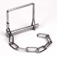 Pin Clasp w/Chain
