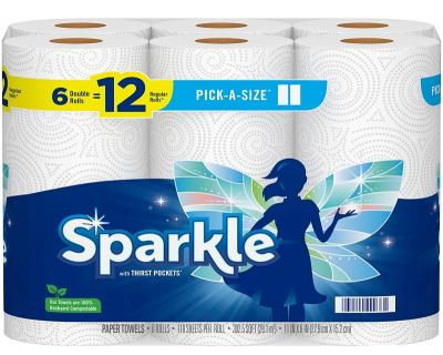 6pk Sparkle Paper Towel