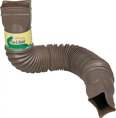 Flexible Down Spout Brown