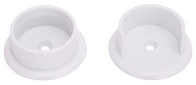 2pk Closet Pole Socket Plastic
