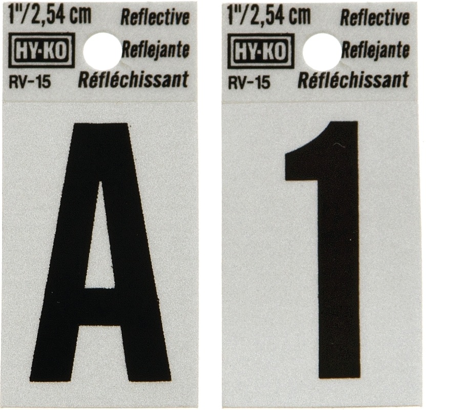 House Numbers/Letters Mylar