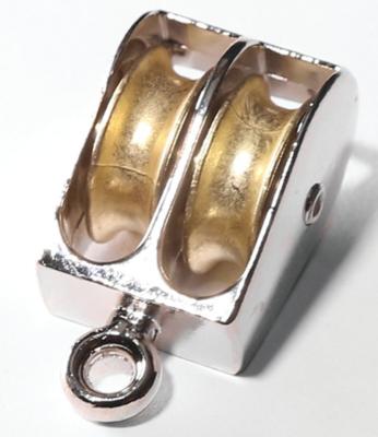 1" Double Pulley Fixed Eye