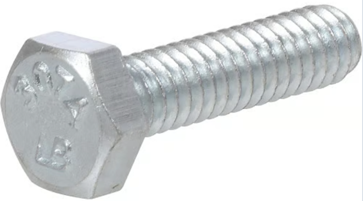 Grade 2 Full Thread Zinc Plated