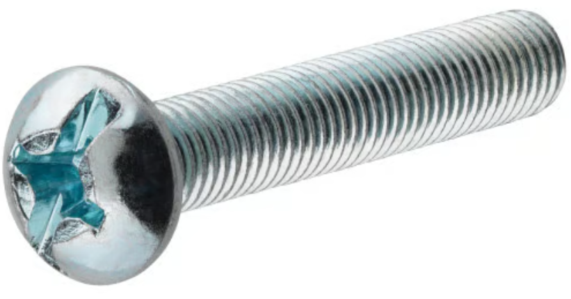 Round Head Zinc Plated