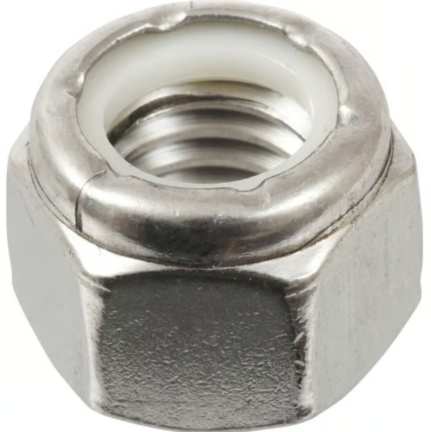 Stop Nut Nylon Insert Stainless