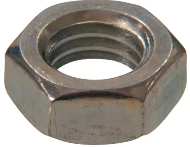 Hex Jam Nuts Zinc Plated