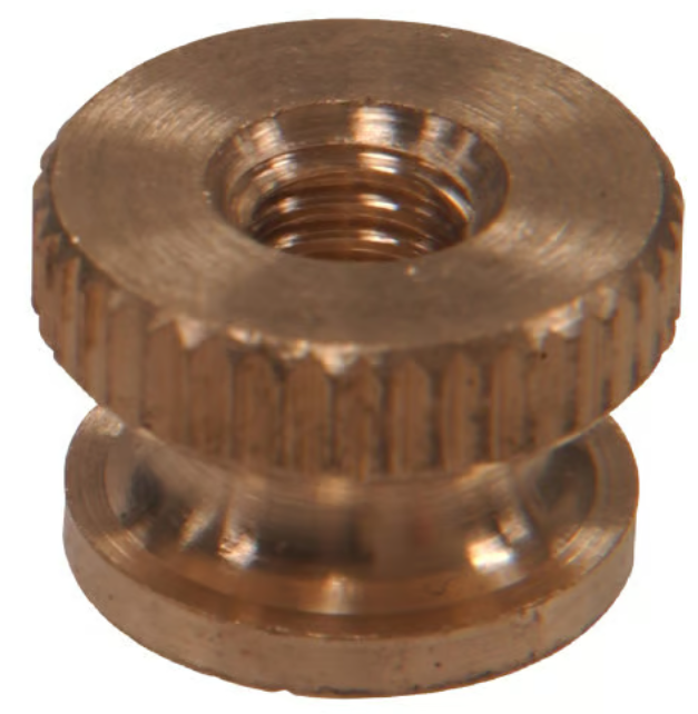 Knurl Nuts Brass