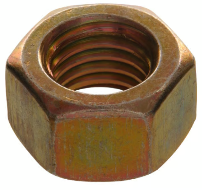 Left Hand Nuts Zinc Plated