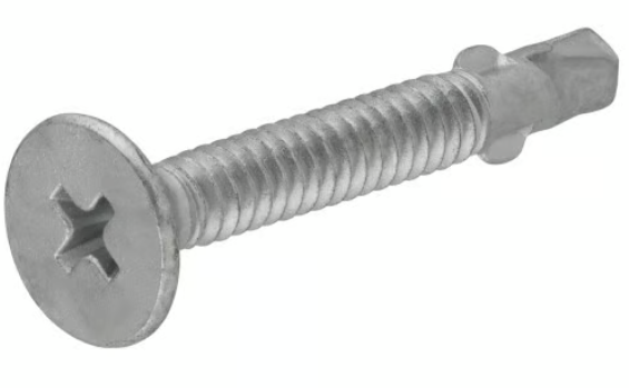 Self Drilling Flat Head w/Wings